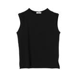 ブラック | 抗菌防臭オーガニックコットンノースリーブTシャツ | koe