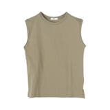 ライトカーキ | 抗菌防臭オーガニックコットンノースリーブTシャツ | koe