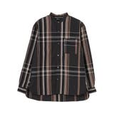 チェックブラック | バンドカラー長袖シャツ | CRAFT STANDARD BOUTIQUE