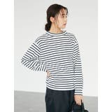 オフホワイト | モックネックボーダープルオーバー | CRAFT STANDARD BOUTIQUE