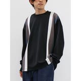 ブラック | ライトダンボール切り替えロングスリーブTEE-B | CRAFT STANDARD BOUTIQUE