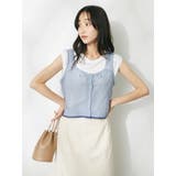 配色メッシュニットビスチェ | CRAFT STANDARD BOUTIQUE | 詳細画像1 