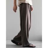 ブラウン | 接触冷感/抗菌防臭/イージーケア /ワイドパンツ | CRAFT STANDARD BOUTIQUE