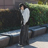 【kutir】配色切替ハーフジップスウェット | kutir | 詳細画像12 
