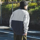 【kutir】配色切替ハーフジップスウェット | kutir | 詳細画像24 