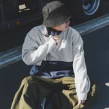 【kutir】配色切替ハーフジップスウェット | kutir | 詳細画像30 