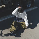 【kutir】配色切替ハーフジップスウェット | kutir | 詳細画像31 