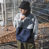 【kutir】配色切替ハーフジップスウェット | kutir | 詳細画像33 