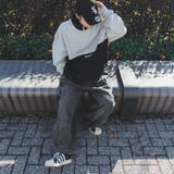 【kutir】配色切替ハーフジップスウェット | kutir | 詳細画像5 