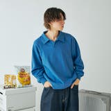 【Adoon plain】ラグランスウェットポロシャツ | kutir | 詳細画像11 