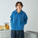 【Adoon plain】ラグランスウェットポロシャツ | kutir | 詳細画像12 
