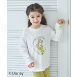 WHITE-2 | 【Disney】【ディズニー】キャラクタープリント ガールズ 長袖Tシャツ | pairmanon