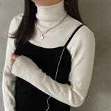 オフホワイト | 【kutir】リブハイネックタートルニット | kutir