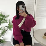 パープル | 【kutir】2wayハイネックニット | kutir