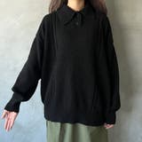 【kutir】オーバーBIGポロニットプルオーバー | kutir | 詳細画像17