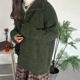 【kutir】ミックスカラーハーフジップニット | kutir | 詳細画像2