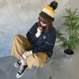 【kutir】カレッジロゴハーフジップスウェット | kutir | 詳細画像15