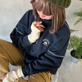 【kutir】カレッジロゴハーフジップスウェット | kutir | 詳細画像16