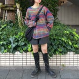 【kutir】【セット着用可】グラデミックスニットプルオーバー | kutir | 詳細画像8