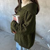 【kutir】オーバーポロニット | kutir | 詳細画像10