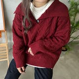 【kutir】オーバーポロニット | kutir | 詳細画像21