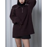 【Adoon plain Ladies】ハーフジップオーバーニット | kutir | 詳細画像15