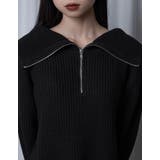 【Adoon plain Ladies】ハーフジップオーバーニット | kutir | 詳細画像22