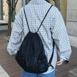 【kutir】メッシュポケットナップサック/バックパック | kutir | 詳細画像2