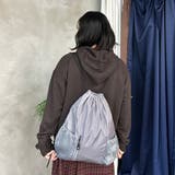【kutir】メッシュポケットナップサック/バックパック | kutir | 詳細画像4