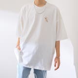 【Adoon plain】チャイナ風プリントTシャツ | kutir | 詳細画像7 