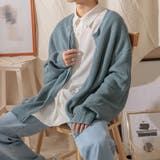 ダークブルー | 【Adoon plain】ジップカーディガン | kutir