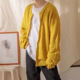 イエロー | 【Adoon plain】ジップカーディガン | kutir