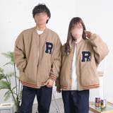 ◇SHOPLIST限定◇ワッペン付きオーバーサイズスタジャン(ユニセックス