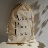 【Adoon plain Ladies】オリジナルロゴ巾着ポーチ | kutir | 詳細画像3 