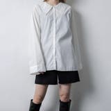 【Adoon plain Ladies】配色ステッチシャツ | kutir | 詳細画像2 