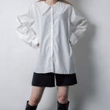 【Adoon plain Ladies】配色ステッチシャツ | kutir | 詳細画像3 