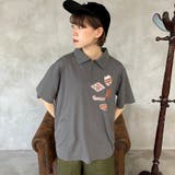 【kutir】ワッペンハーフジップTシャツ | kutir | 詳細画像2 