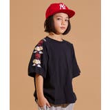BLACK-B | 【PAIRMANON STREET】ラグラン 袖 プリント 半袖 Tシャツ | pairmanon
