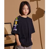 BLACK-E | 【PAIRMANON STREET】ラグラン 袖 プリント 半袖 Tシャツ | pairmanon
