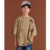 BEIGE | 【PAIRMANON STREET】総柄 オリジナル プリント 半袖 Tシャツ | pairmanon