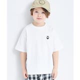 WHITE | 【綿100%】ワンポイントオリジナル刺繍 半袖Tシャツ | pairmanon