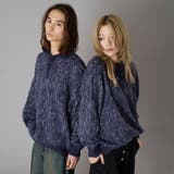 ネイビー | MOHAIR BLEND SHAGGY | kutir