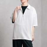 オフホワイト | 【Adoon plain】ハーフジップ半袖シャツ | kutir