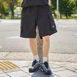 ブラック | NYLON CARGO SHORTS | kutir