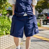 ネイビー | NYLON CARGO SHORTS | kutir