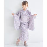 PURPLE | 【簡単着付け】【リンクコーデ】2WAYガールズ浴衣 | pairmanon
