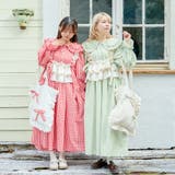 【kutir】【クティールとレトロ】フリルリボントートバッグ | kutir | 詳細画像24