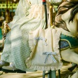 【kutir】【クティールとレトロ】フリルリボントートバッグ | kutir | 詳細画像6