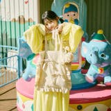 ベージュ | 【kutir】【クティールとレトロ】フリルリボントートバッグ | kutir