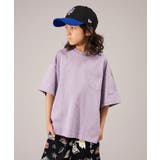 PURPLE | 無地 配色 半袖 | pairmanon